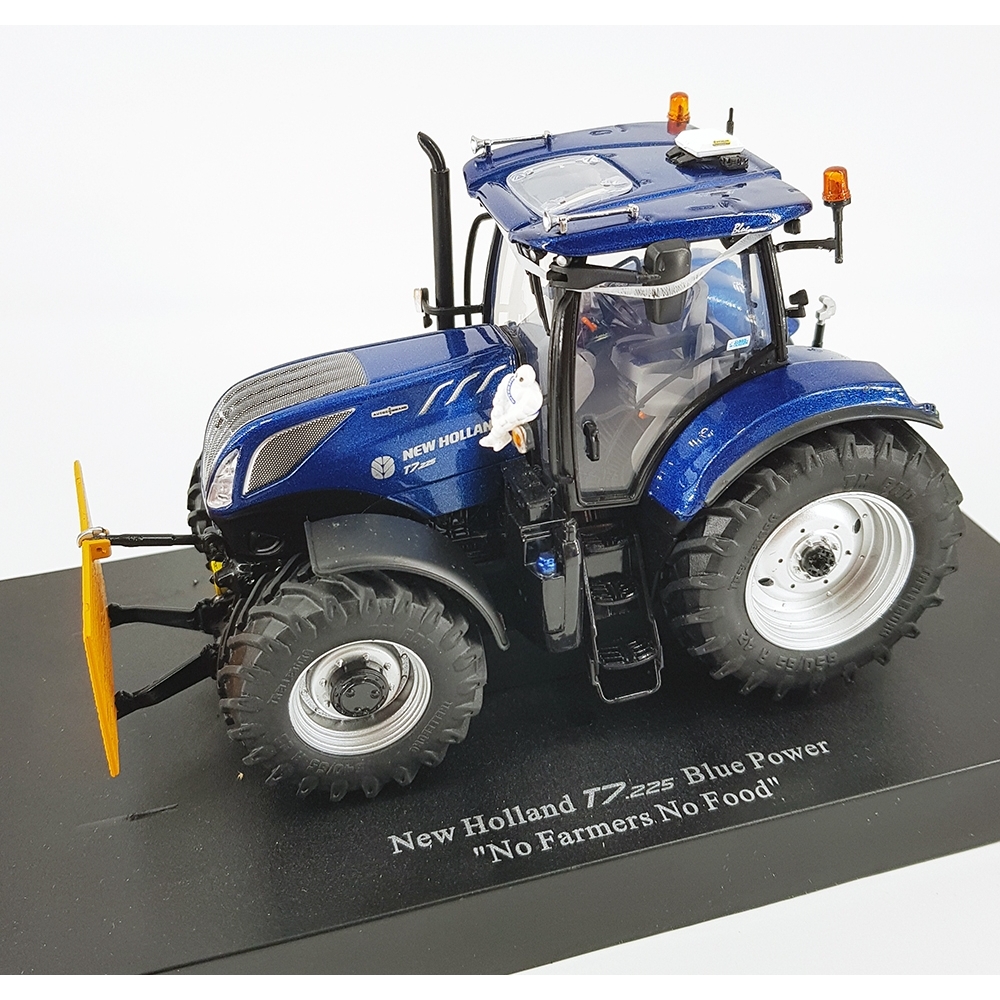 Lucagrismodels - No Farmers No Food !!! Voici l'une des nouvelles  miniatures de la collection, New Holland T7.225 Blue Power avec double  trompette, chausson Trelleborg et Bibendum Michelin ! . . 